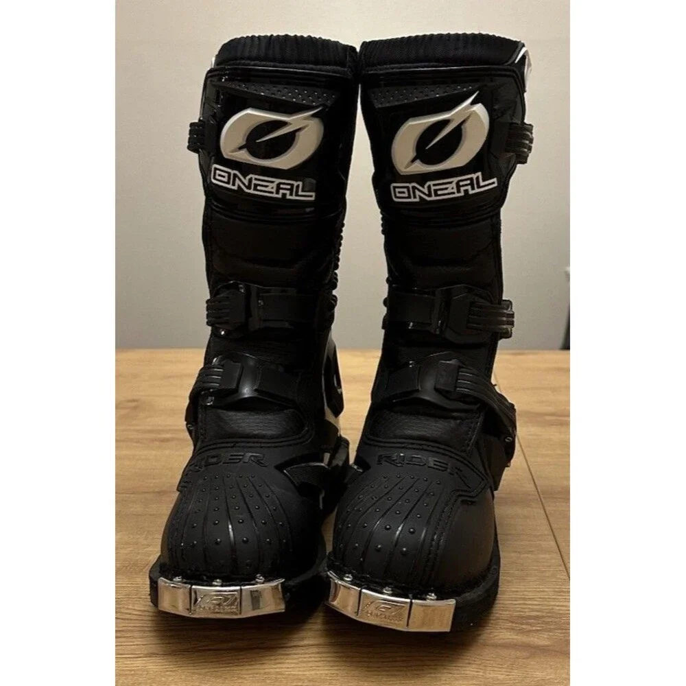 O'Neal Rider Boots Off-Road Motocross Motorcycle Size: Youth 4 Excellent Used